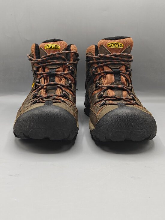 Keen Targhee II Mid Brown Leather Waterproof Lace Up Hiking Boot Men\'s 10 101326 main image 12